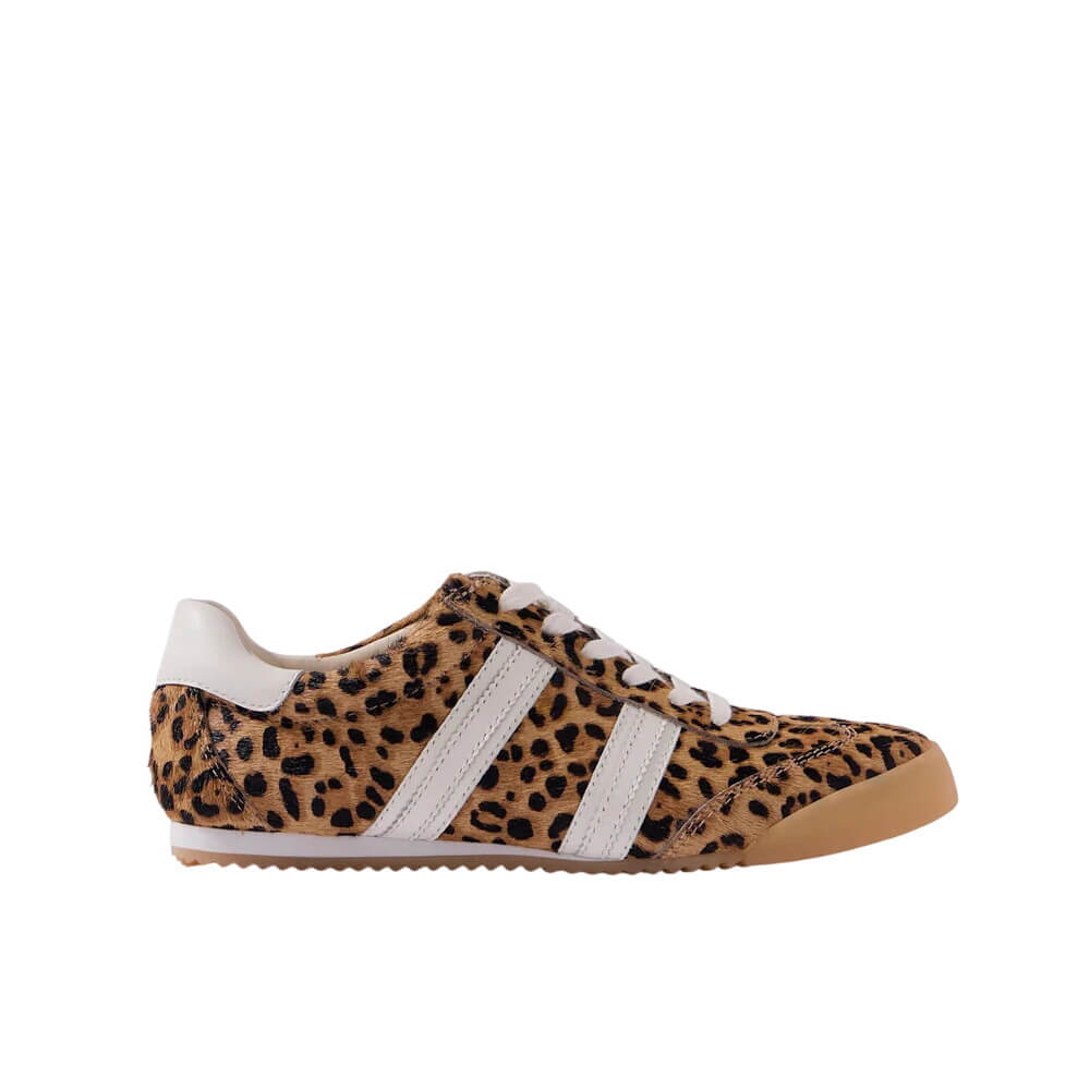 Mint Velvet Nelle Leopard Print Textured Trainers